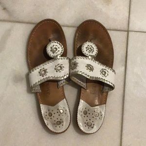 White and silver Jack Rodgers